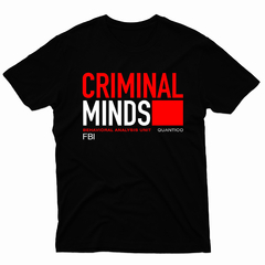 Remera Unisex Manga Corta CRIMINAL MINDS 01