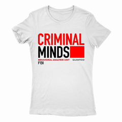 Remera Mujer Manga Corta CRIMINAL MINDS 01 - comprar online