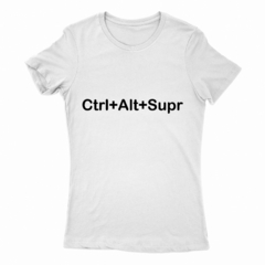 Remera Mujer Manga Corta CTRL ALT SUPR 01 - comprar online