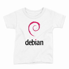 Remera Infantil Manga Corta DEBIAN 01