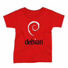 Remera Infantil Manga Corta DEBIAN 01 - Wildshirts