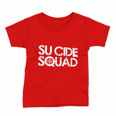 Remera Infantil Manga Corta ESCUADRON SUICIDA 05 - Wildshirts