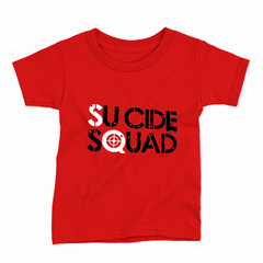 Remera Infantil Manga Corta ESCUADRON SUICIDA 08 - Wildshirts