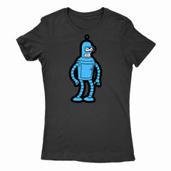 Remera Mujer Manga Corta FUTURAMA BENDER 01