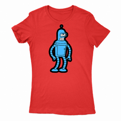 Remera Mujer Manga Corta FUTURAMA BENDER 01 - Wildshirts