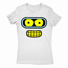 Remera Mujer Manga Corta FUTURAMA BENDER 02