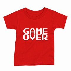 Remera Infantil Manga Corta GAME OVER 01 - Wildshirts