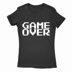 Remera Mujer Manga Corta GAME OVER 01