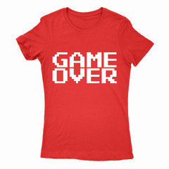 Remera Mujer Manga Corta GAME OVER 01 - Wildshirts