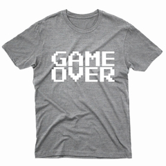 Remera Unisex Manga Corta GAME OVER 01 en internet