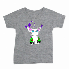 Remera Infantil Manga Corta GATOMON 01 en internet