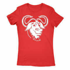 Remera Mujer Manga Corta GNU 01 - Wildshirts