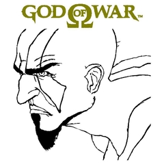 Remera Infantil Manga Corta GOD OF WAR 03