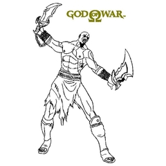 Remera Unisex Manga Corta GOD OF WAR 04
