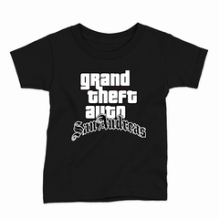 Remera Infantil Manga Corta GTA 05 - comprar online