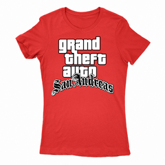 Remera Mujer Manga Corta GTA 05 - Wildshirts