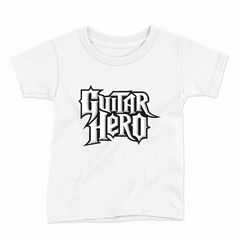 Remera Infantil Manga Corta GUITAR HERO 01