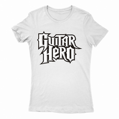 Remera Mujer Manga Corta GUITAR HERO 01