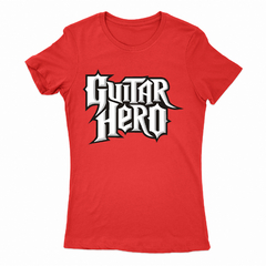 Remera Mujer Manga Corta GUITAR HERO 01 - Wildshirts