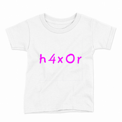 Remera Infantil Manga Corta h4xOr 01 en internet