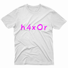 Remera Unisex Manga Corta h4xOr 01 en internet