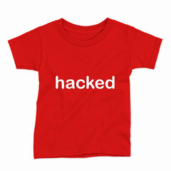 Remera Infantil Manga Corta HACKED 01 - Wildshirts