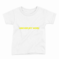 Remera Infantil Manga Corta HACKER AT WORK 01 - comprar online