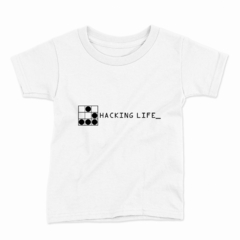 Remera Infantil Manga Corta HACKING LIFE 01 - comprar online