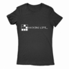 Remera Mujer Manga Corta HACKING LIFE 01