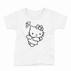 Remera Infantil Manga Corta HELLO KITTY 02