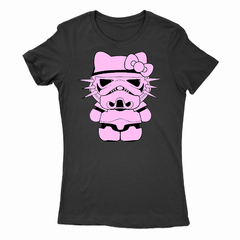 Remera Mujer Manga Corta HELLO KITTY STAR WARS 02 - Wildshirts