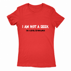 Remera Mujer Manga Corta I AM NOT A GEEK 01 - Wildshirts