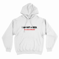 Buzo Canguro Unisex I AM NOT A GEEK 01 - comprar online