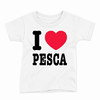 Remera Infantil Manga Corta I LOVE PESCA 01