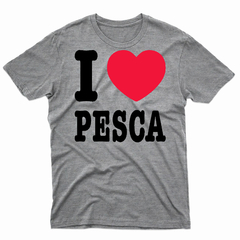 Remera Unisex Manga Corta I LOVE PESCA 01 - comprar online