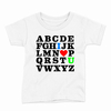 Remera Infantil Manga Corta I LOVE YOU 01