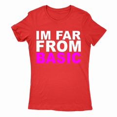 Remera Mujer Manga Corta I'M FAR FROM BASIC 01 - Wildshirts