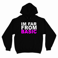 Buzo / Campera Canguro Unisex I'M FAR FROM BASIC 01