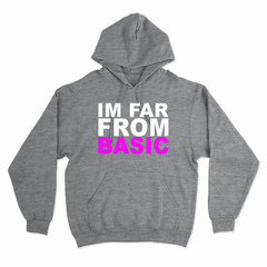 Buzo / Campera Canguro Unisex I'M FAR FROM BASIC 01 en internet