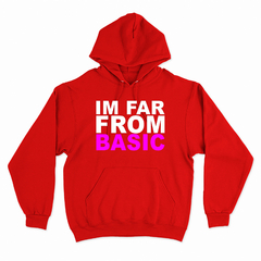 Buzo / Campera Canguro Unisex I'M FAR FROM BASIC 01 - Wildshirts