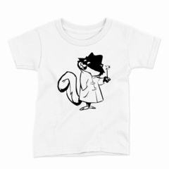 Remera Infantil Manga Corta INSPECTOR ARDILLA 01