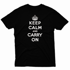 Remera Unisex Manga Corta KEEP CALM 02 - comprar online