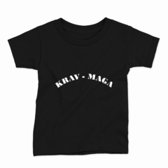 Remera Infantil Manga Corta KRAV MAGA 02