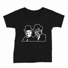 Remera Infantil Manga Corta LAUREL Y HARDY 01 - Wildshirts