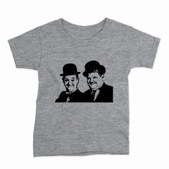 Remera Infantil Manga Corta LAUREL Y HARDY 01 - comprar online