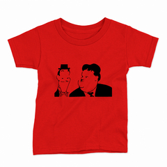 Remera Infantil Manga Corta LAUREL Y HARDY 02 en internet