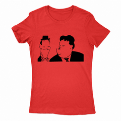 Remera Mujer Manga Corta LAUREL Y HARDY 02 en internet