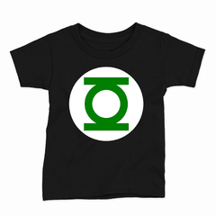 Remera Infantil Manga Corta LINTERNA VERDE 01