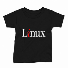 Remera Infantil Manga Corta LINUX 01 - comprar online