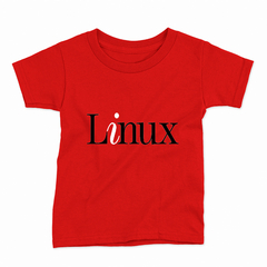 Remera Infantil Manga Corta LINUX 01 - Wildshirts